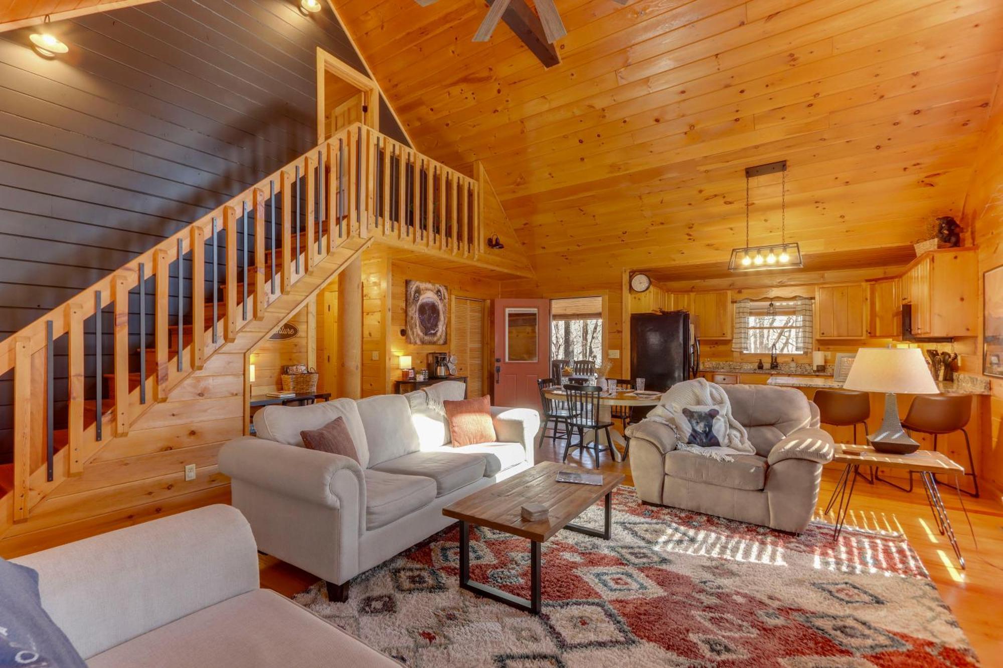 Blue Ridge Cabin Hot Tub, Fire Pit And Grill! ภายนอก รูปภาพ